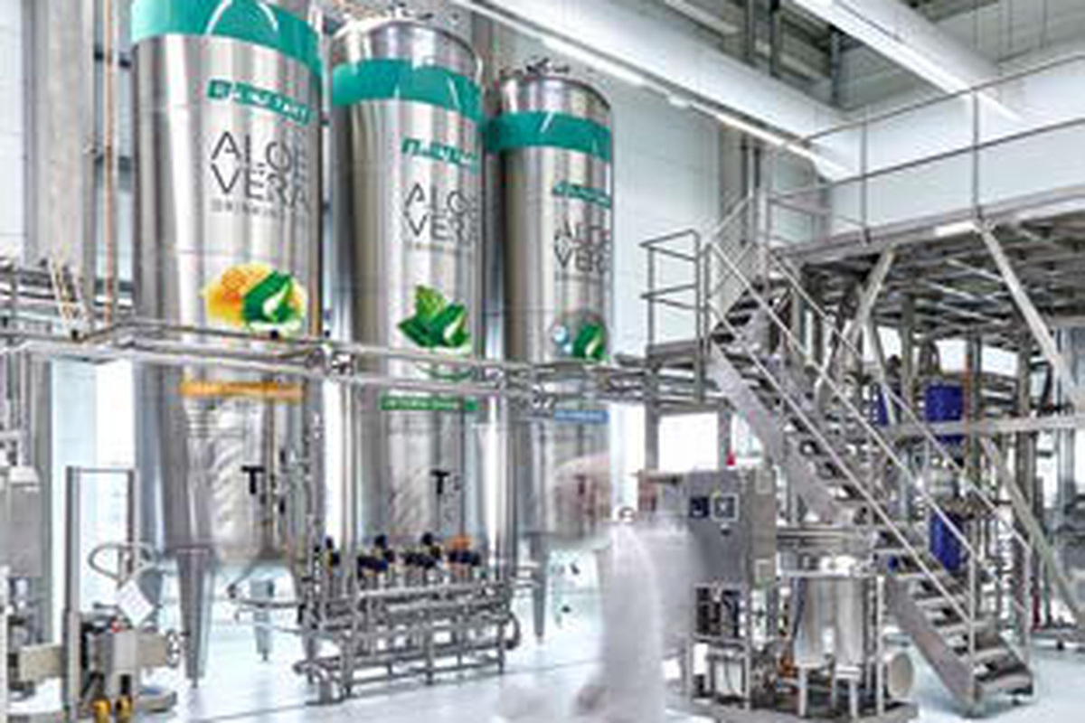 Produktion von LR Aloe Vera Produkten am Standort Ahlen